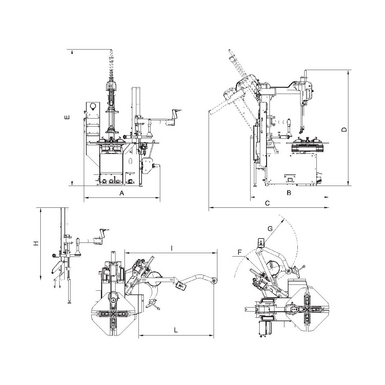 Tyre changers TS45 SG45 Series TD