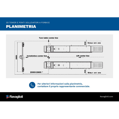 RAV Floor Plan wheel aligner 3D Tower FY 2025