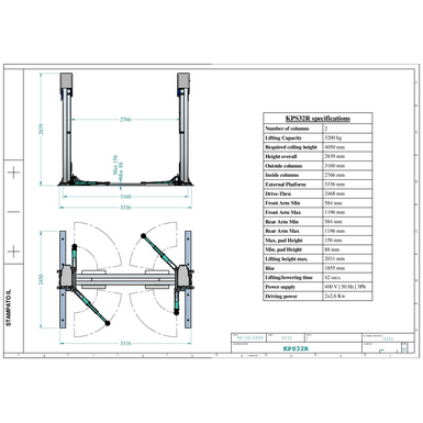 2 Post Lifts RAVKPS32198532 TD