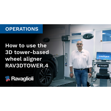 How to use the 3D tower based wheel aligner RAV3DTOWER4