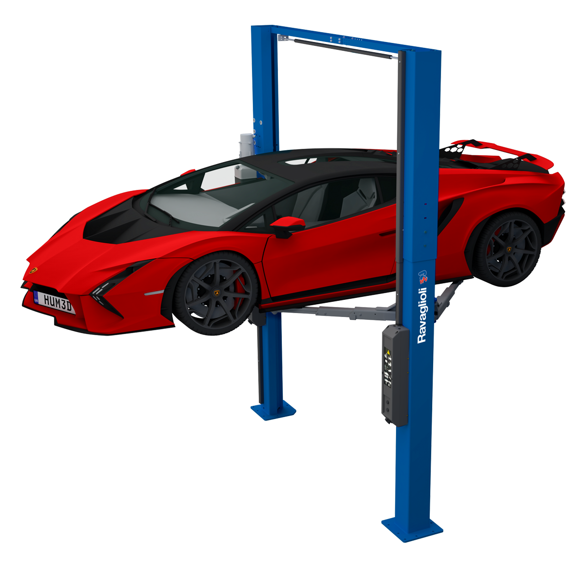 2 post lift Horizon Series KPH35RM RAL5005 low arms DI 2 post lift Horizon Series KPH35RM RAL5005 low arms DI